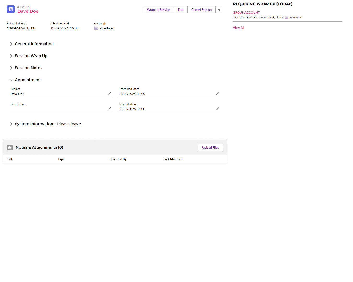 Choosing the correct funding type during wrap up